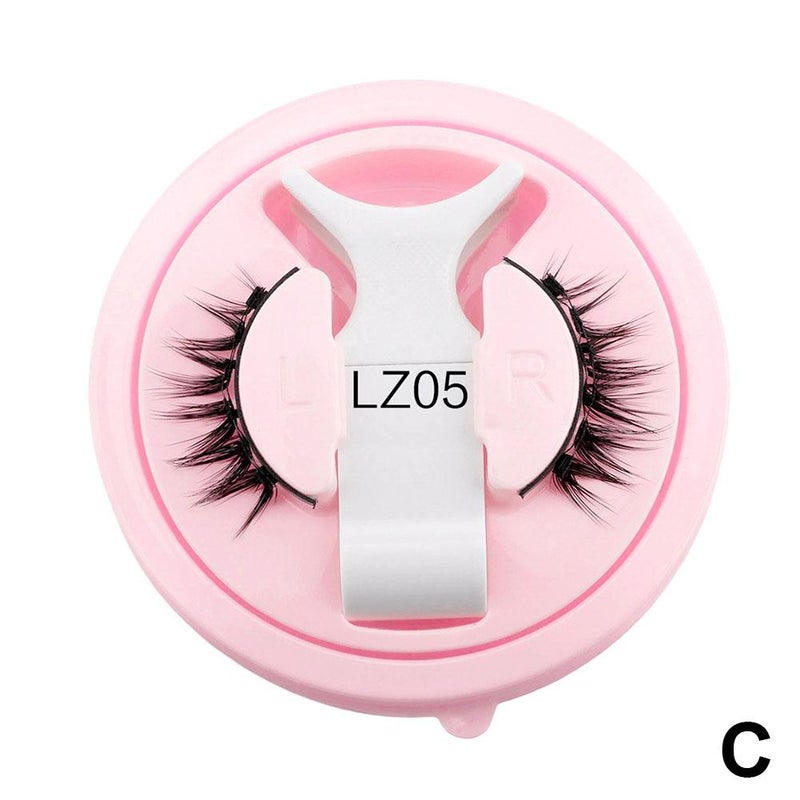 Magnetic false eyelashes, angled and crisscrossed, reusable, waterproof, natural, thick, glue-free eyelashes